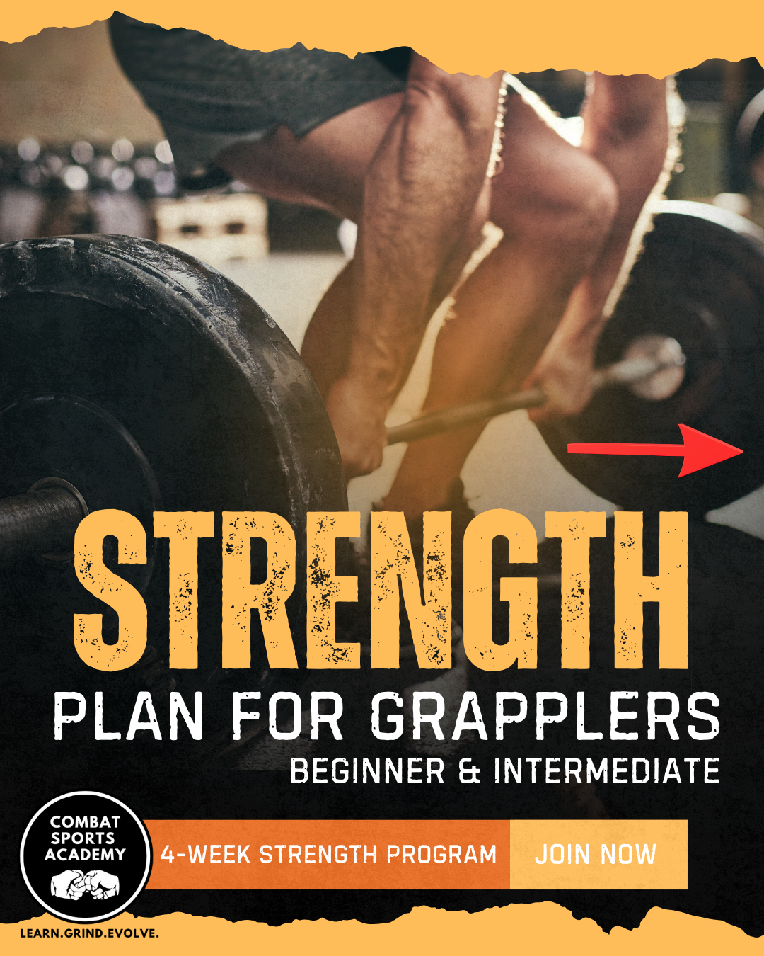 4-WEEK STRENGHT PLAN FOR BJJ/ GRAPPLING- BEGINNER & INTERMEDIATE
